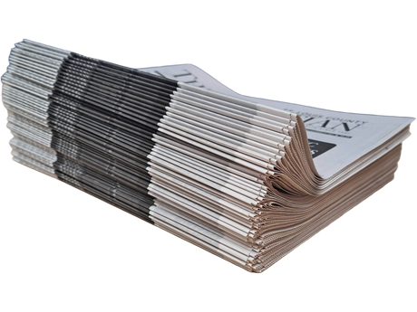 Off-Line Feeding a Quarter-fold Newspaper