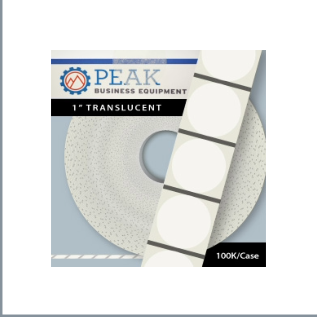 Wafer Seals, 1" Ultra-Translucent, Qty 100K