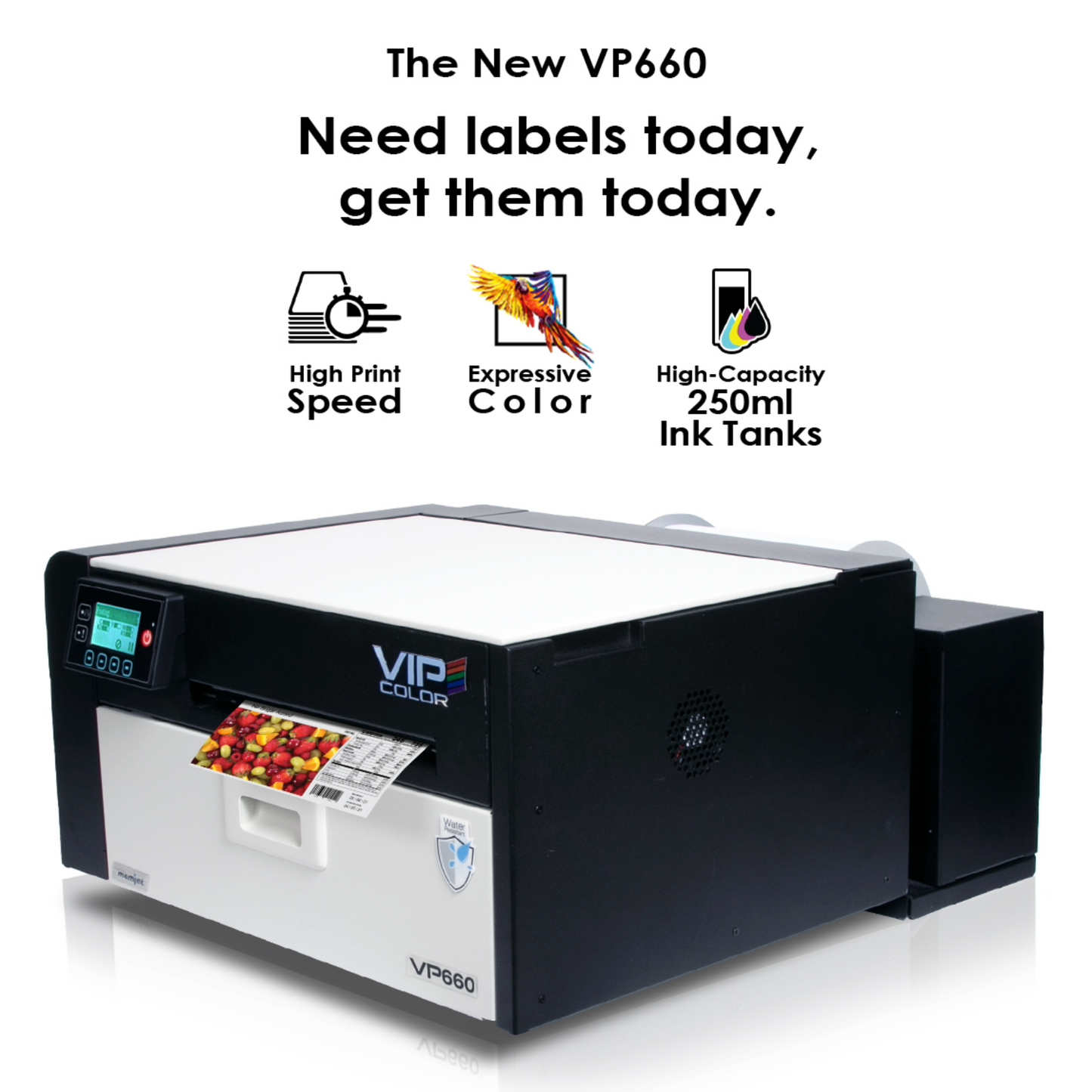 VP 660 Full-Color Label Printer