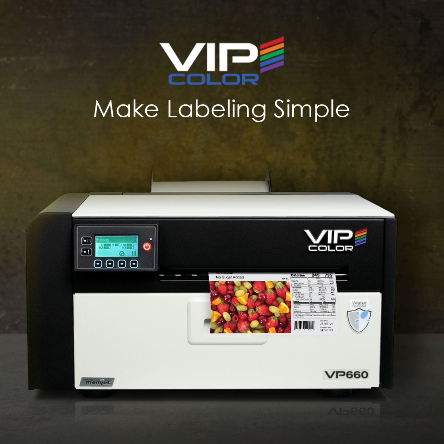 VP 660 Full-Color Label Printer