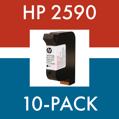 HP 2590 Solvent Ink Print Cartridge - 10 PACK