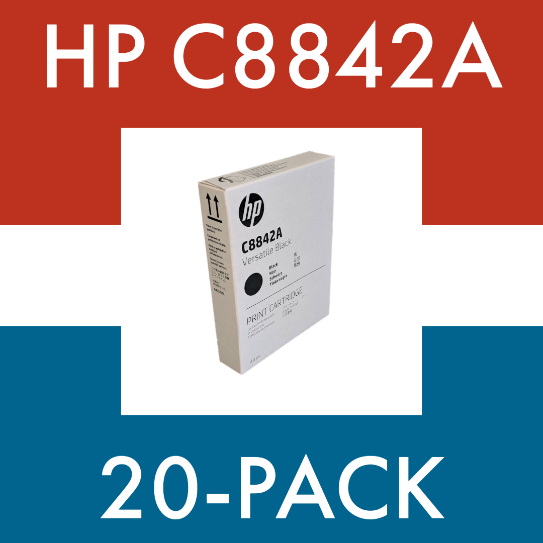 HP Versatile Black Inkjet Cartridge - 20 Pack