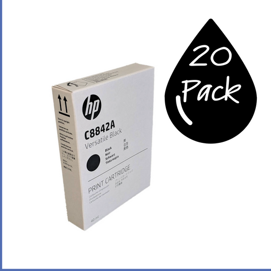 HP Versatile Black Inkjet Cartridge - 20 Pack