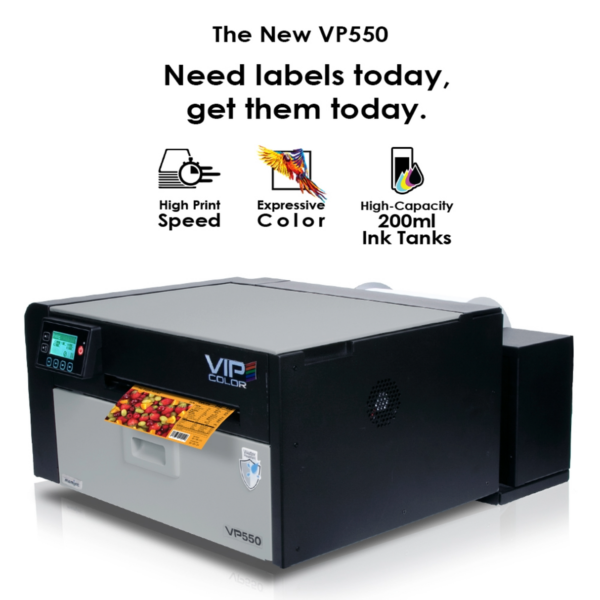 VP 550 Full-Color Label Printer