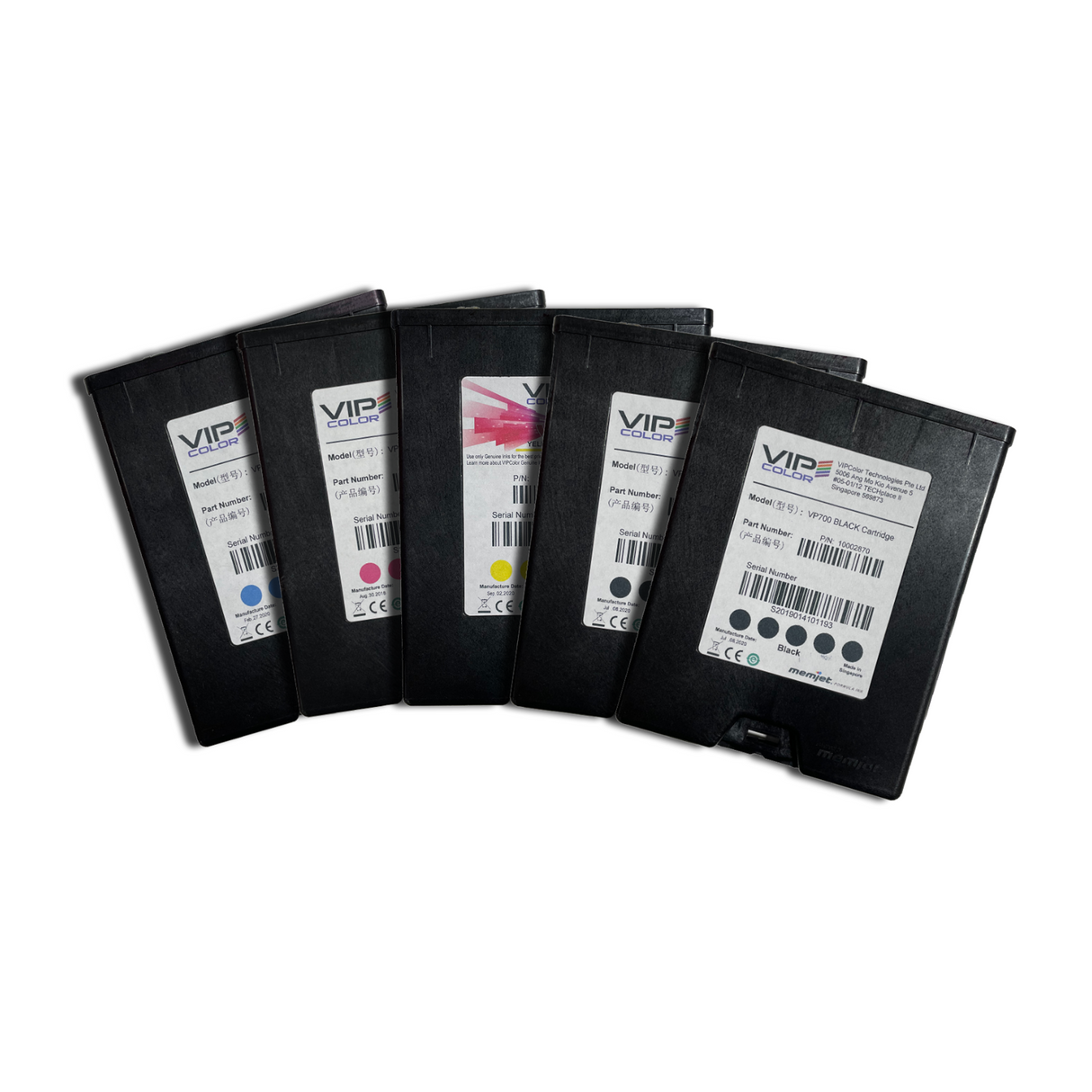 VP700 Label Printer - CMYKK Ink Set