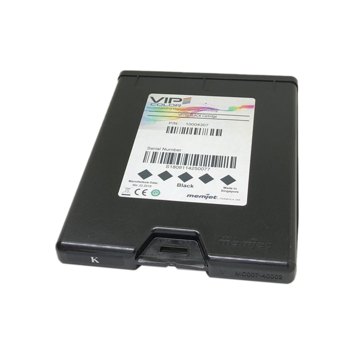 VP660 Label Printer - Black Ink Cartridge